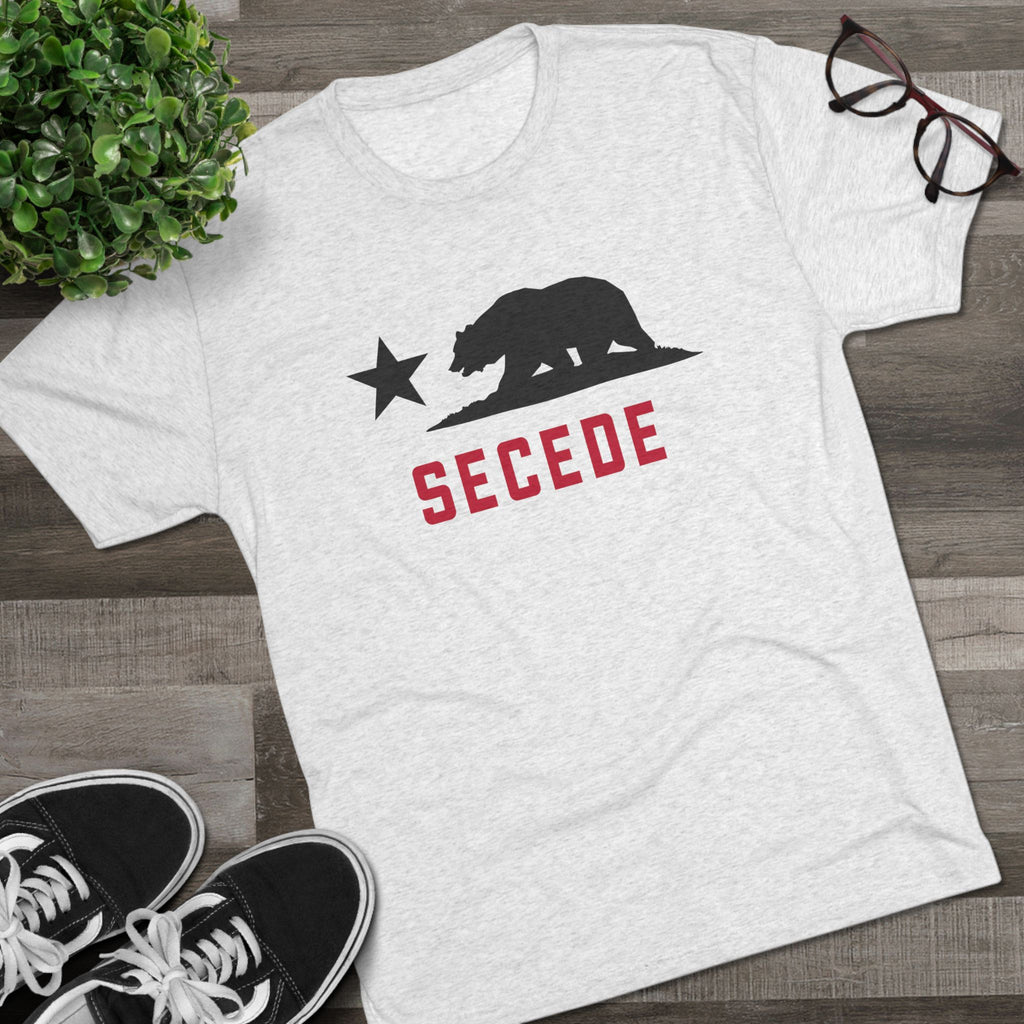 Secede Bear T-Shirt — California Independence Flag Tee