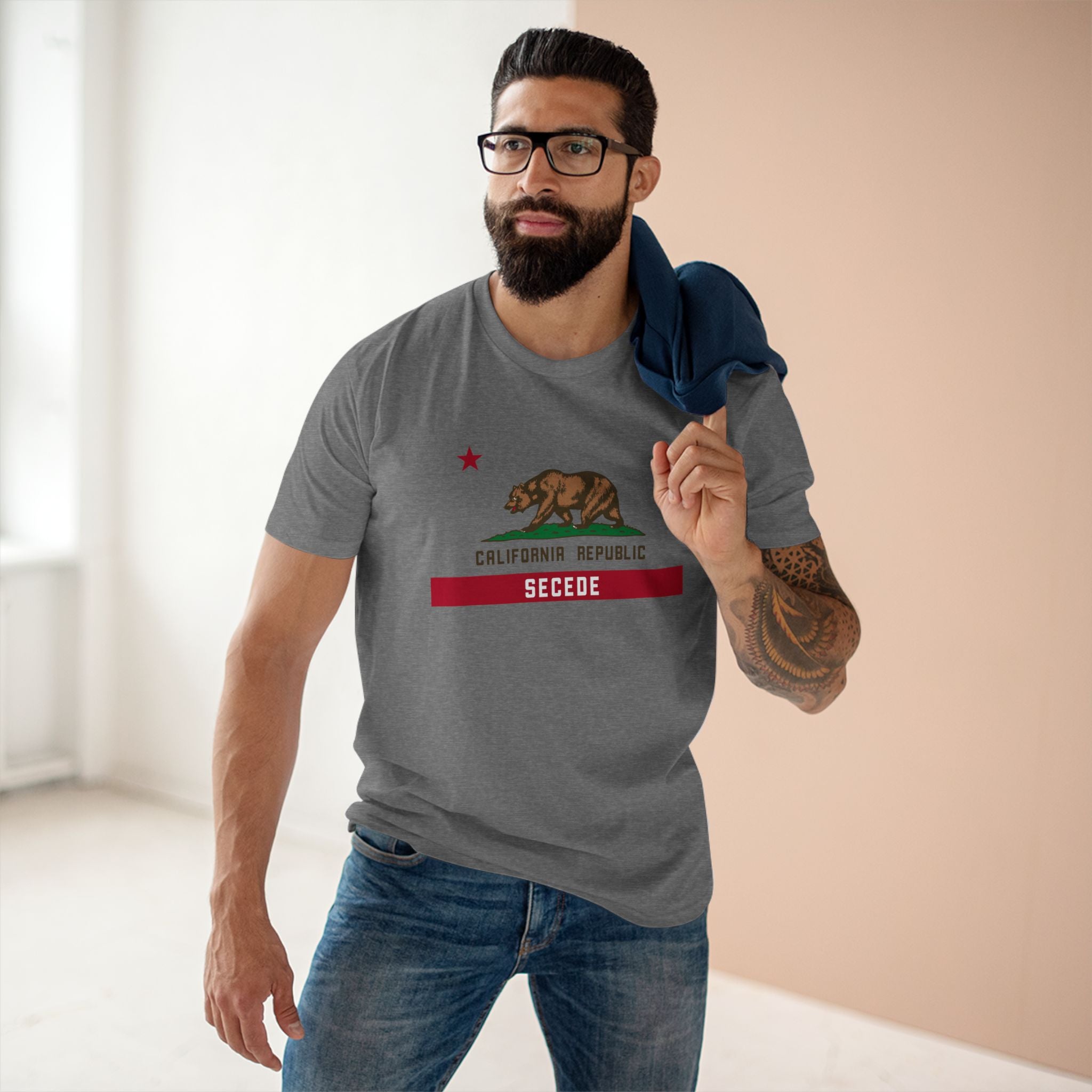 Secede California Flag T-Shirt — California Secession Graphic Tee