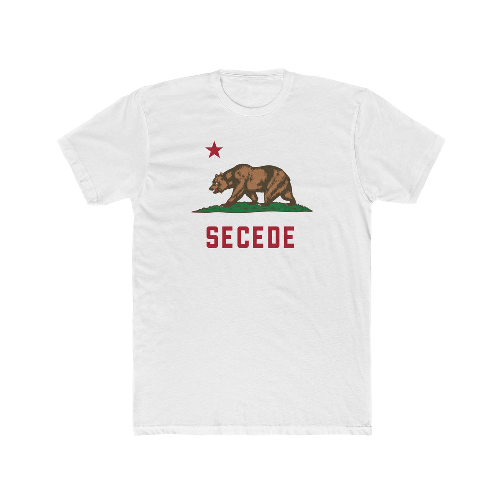 Secede Bear T‑Shirt - California Flag Inspired "SECEDE" Graphic Tee