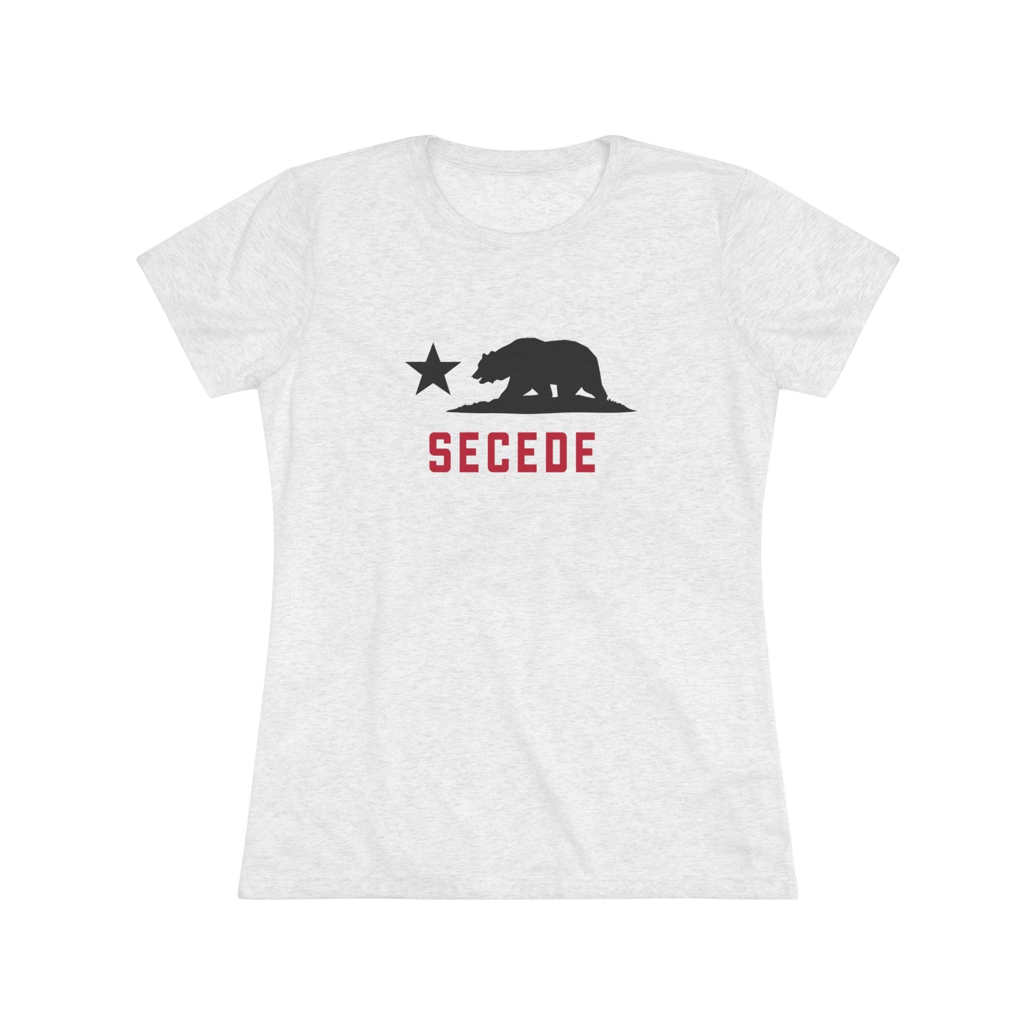 Secede Bear Tee - California Secession Political Graphic T‑Shirt