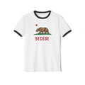 Secede California Ringer T-Shirt — Bear Flag Vintage Political Tee