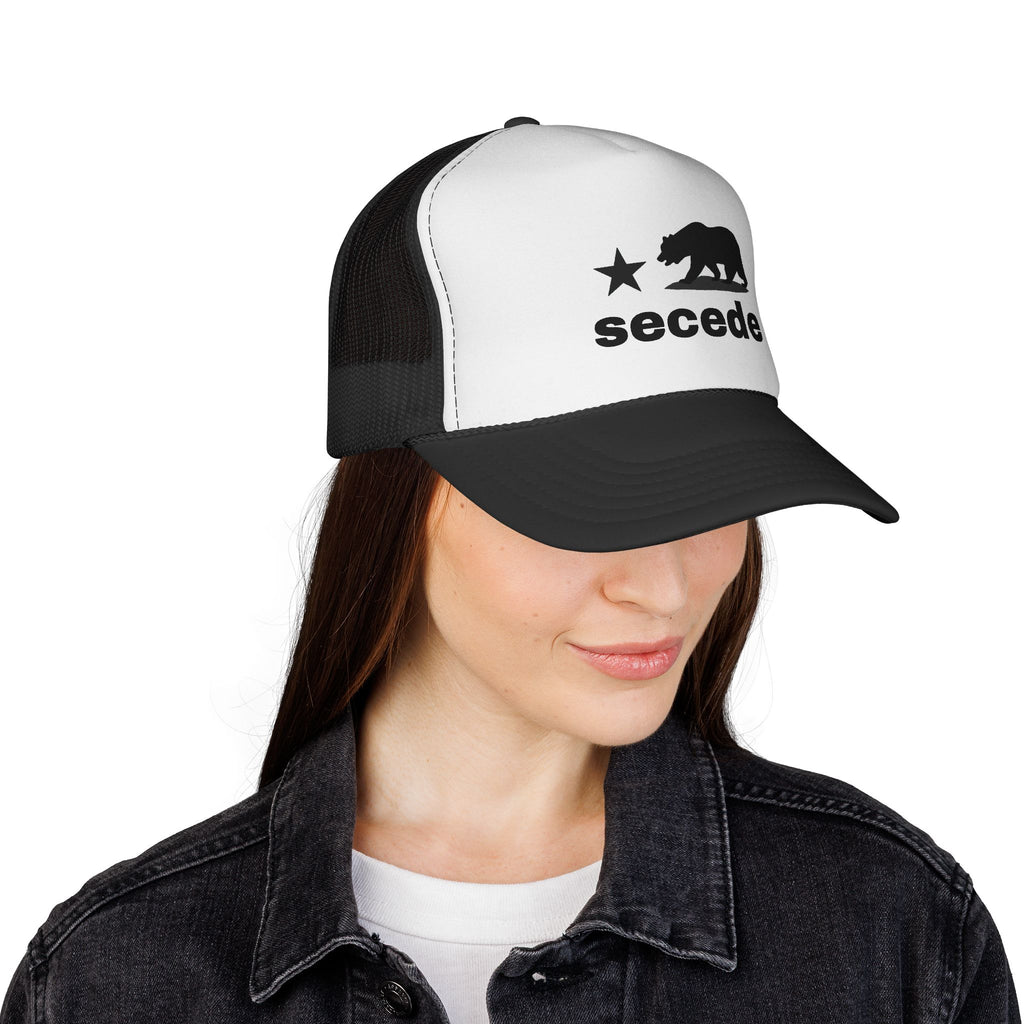 California Secede Bear Trucker Cap