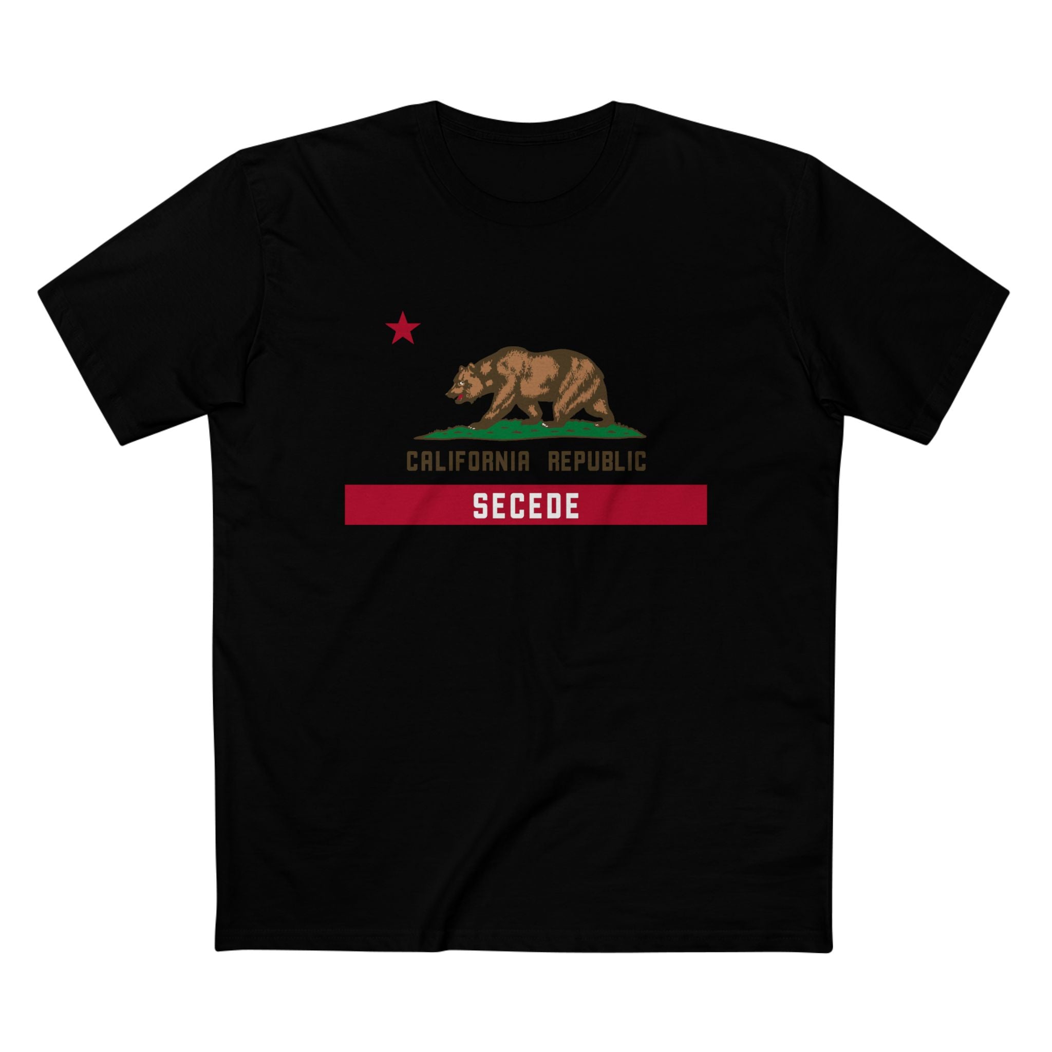 Secede California Flag T-Shirt — California Secession Graphic Tee